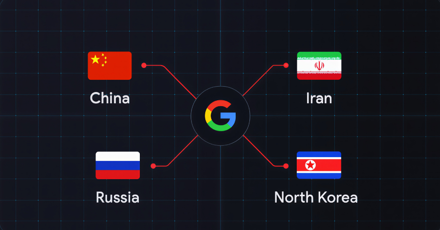 Google conecta a China, Irán, Rusia y Corea del Norte para coordinar las operaciones cibernéticas del sector de defensa