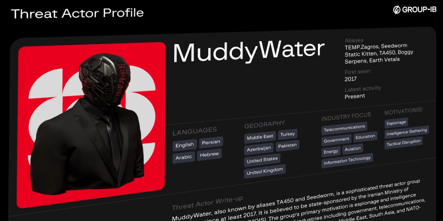 MuddyWater utiliza GhostFetch, CHAR, HTTP_VIP para apuntar a organizaciones MENA
