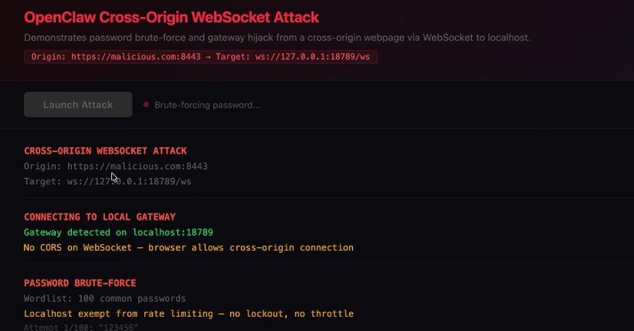 La falla de ClawJacked permite a sitios maliciosos secuestrar agentes locales de OpenClaw AI a través de WebSockets