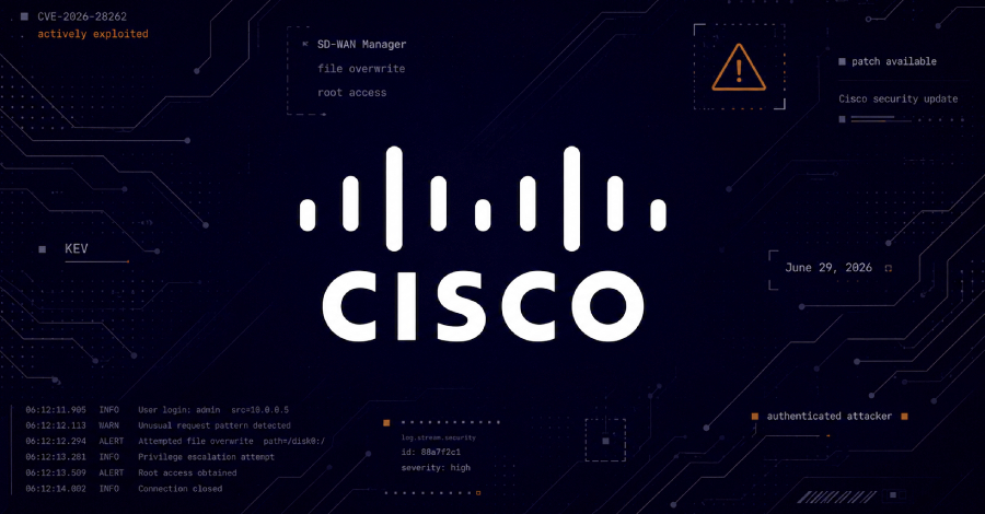 Cisco lanza una actualización de seguridad para una falla del administrador SD-WAN activamente explotada
