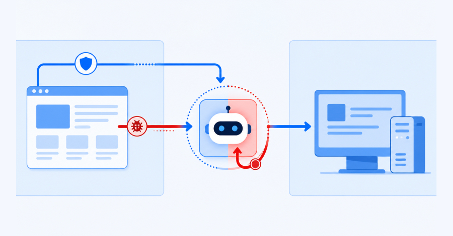El ataque AutoJack permite que una sola página web secuestre a un agente de IA para ejecutar el código host