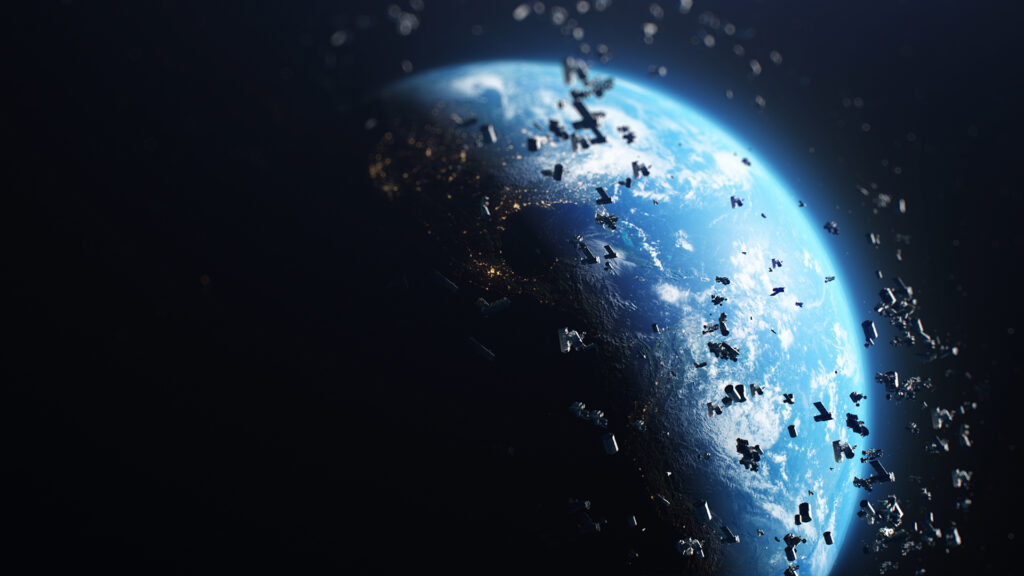 Space debris and the fragile future of space-based cloud computing