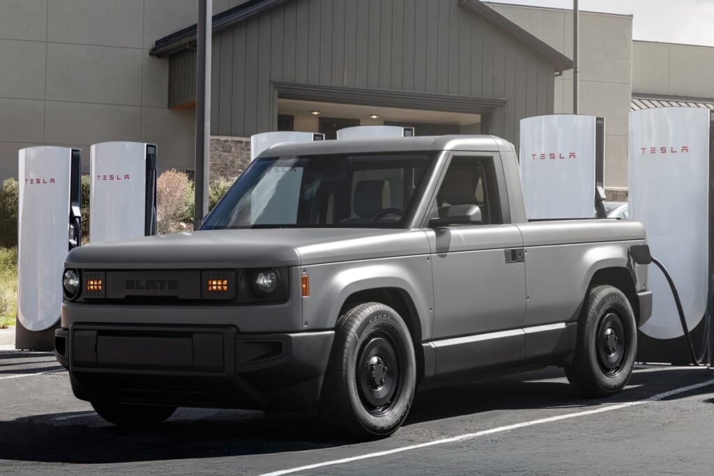 El camión eléctrico ultrasimple de Slate Auto comienza en $24,950
