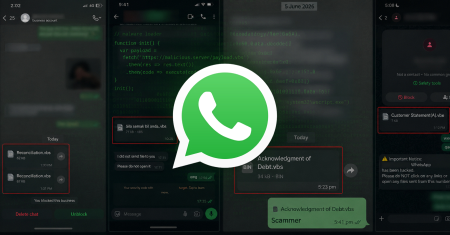 La campaña de WhatsApp VBScript utiliza documentos falsos para instalar la herramienta ManageEngine RMM