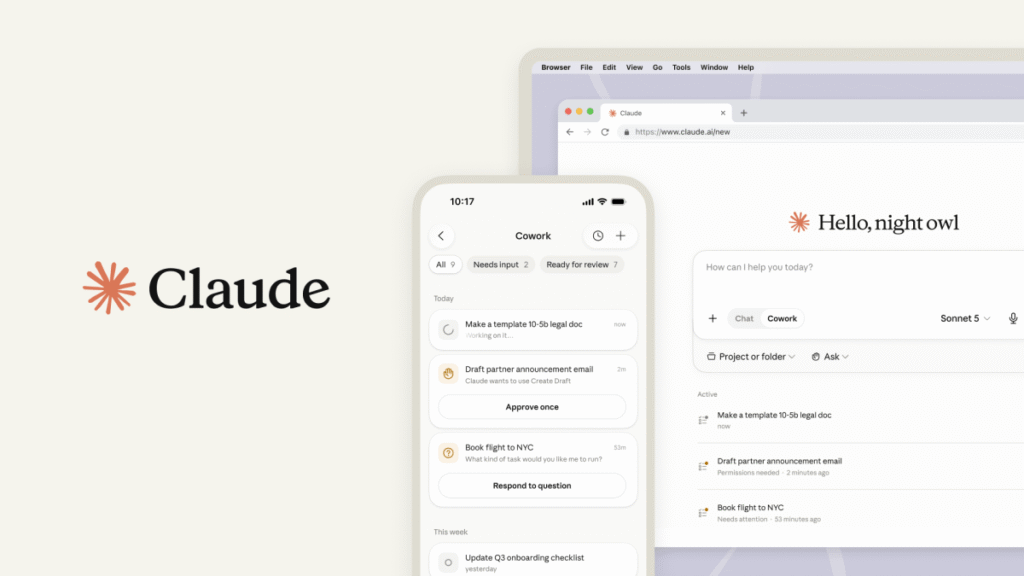 Claude Cowork se expande a dispositivos móviles y web