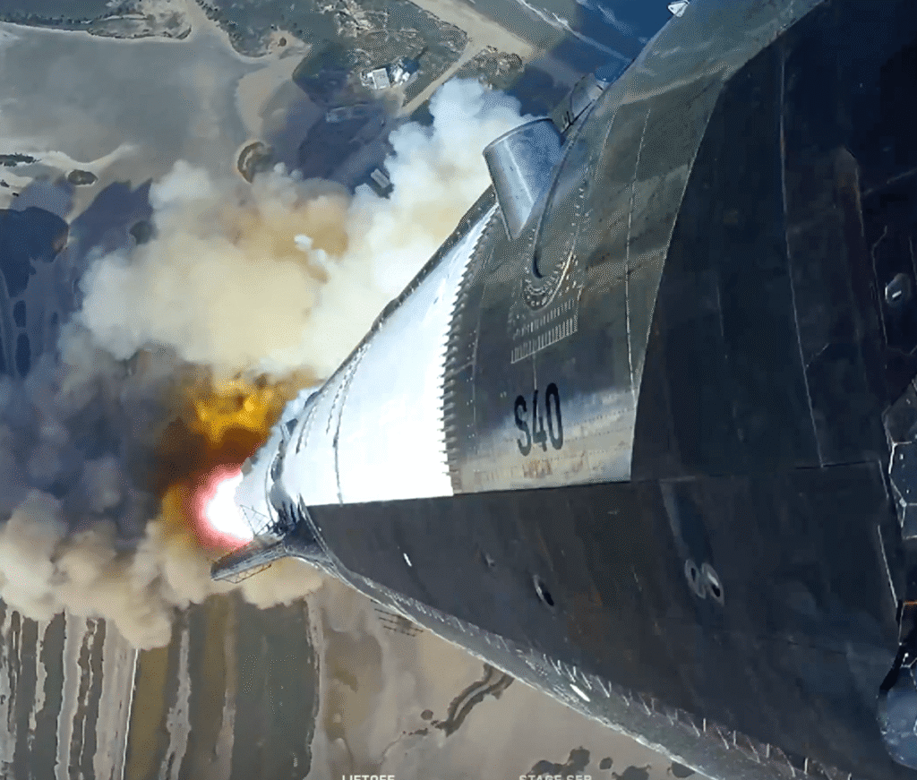 SpaceX lanza un nuevo satélite V3 Starlink pero sufre una falla en el refuerzo