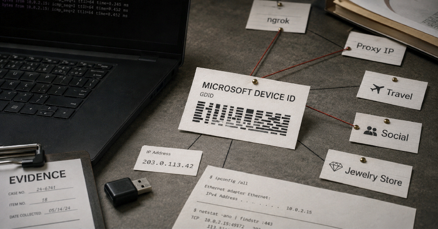 Un documento judicial revela identificaciones de dispositivos Windows que ayudan al FBI a localizar a presuntos piratas informáticos araña esporádicos