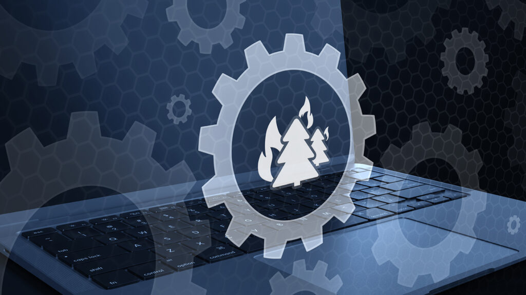 Tecnología de incendios forestales: horizonte ardiente