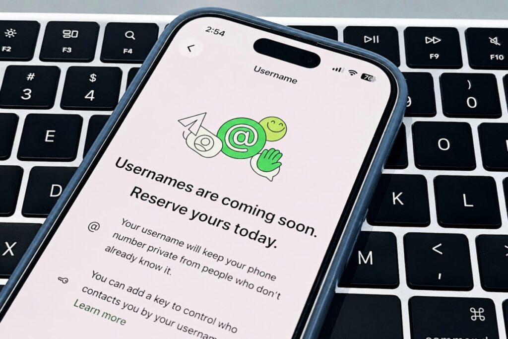 Los nombres de usuario de WhatsApp ya tienen señales de alerta por suplantación de identidad