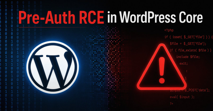 La nueva falla central de wp2shell WordPress permite a un atacante no autenticado ejecutar código