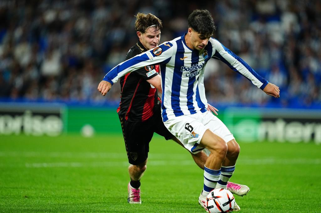 Real Sociedad – Bournemouth: resumen, resultado y goles del partido de la Europa League