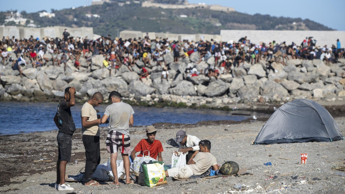Los informes de Ceuta desvelan un llamamiento previo para un «asalto» a la frontera y alertan del «efecto llamada» de la sentencia del Supremo