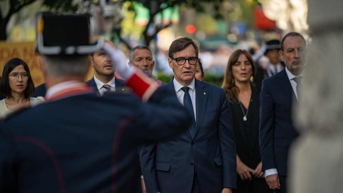 Llamamientos a la convivencia y contra el «odio» en Catalunya marcan el inicio de la Diada