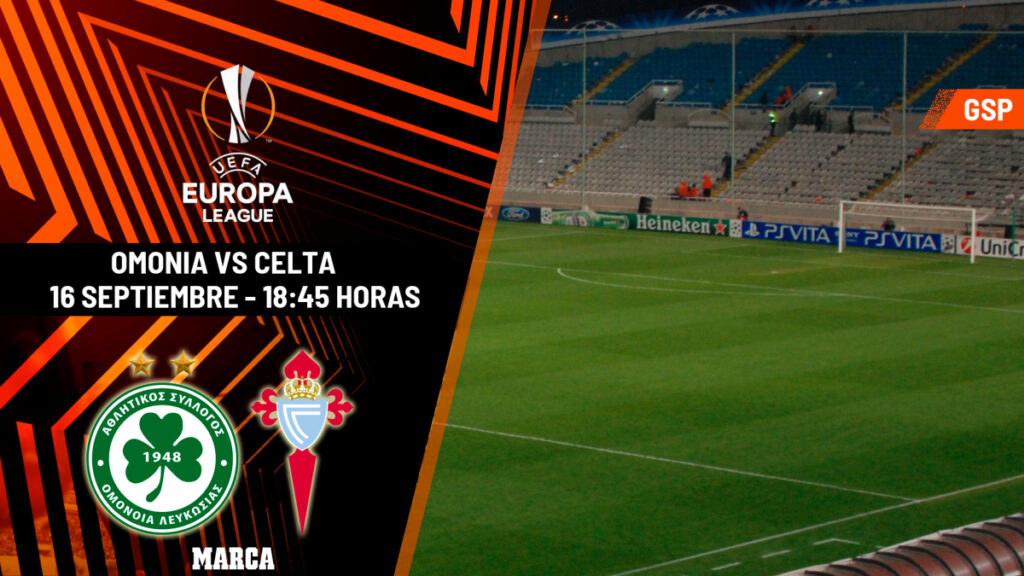 Omonia Nicosia – Celta: horario, dónde ver en TV y canal del partido de la Europa League