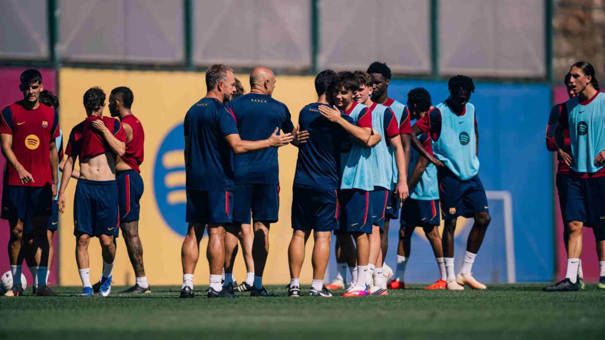 examina a la cantera del Barça