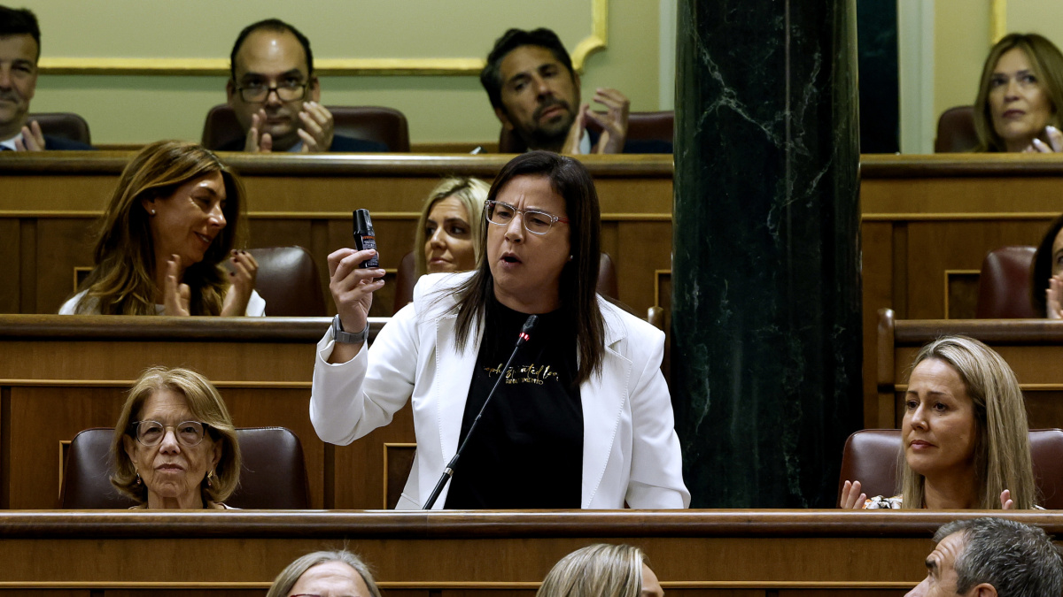 El Congreso abre expediente para sancionar a la diputada del PP que llevó el espray tóxico