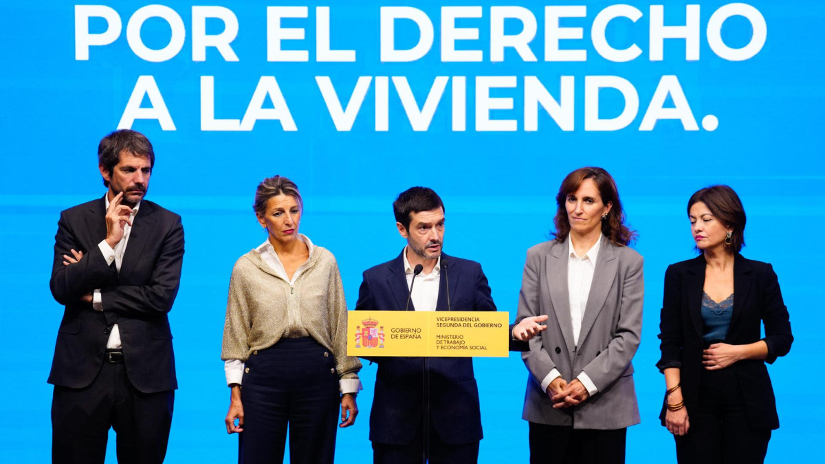 Los ministros de Sumar llaman a la movilización social para que «la voz de la ciudadanía» se abra paso este viernes en el Congreso