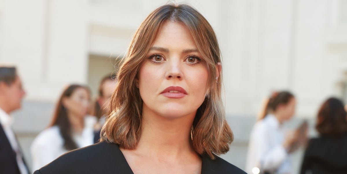 Isabelle Junot se sincera sobre su problema con las tallas cinco meses después de dar a luz en la Semana de la Moda de Madrid