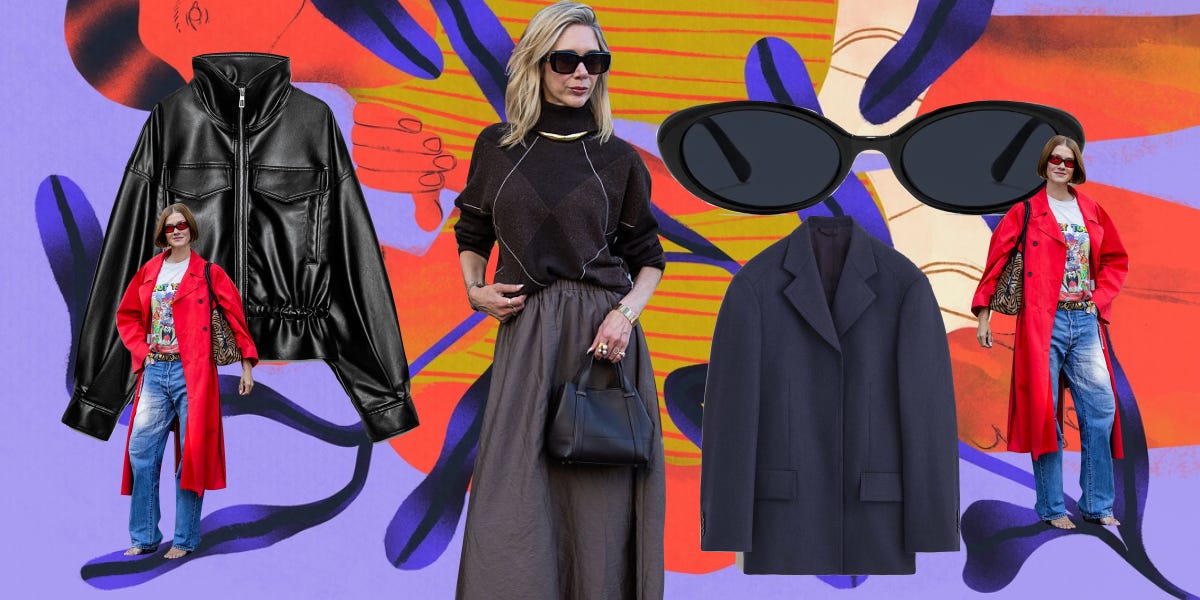 jerséis de rombos, trench de colores y bolsos animal print para vestir con estilo en octubre