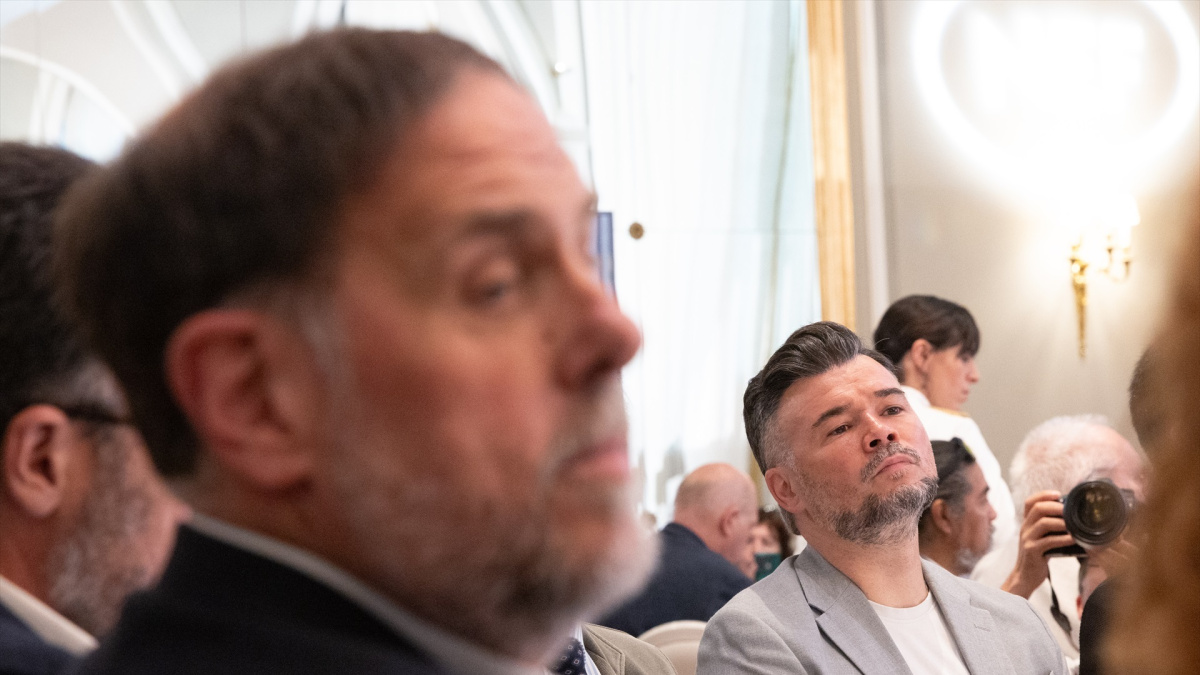 Junqueras ve «seguro» que Rufián será el cabeza de lista de ERC al Congreso el 29N