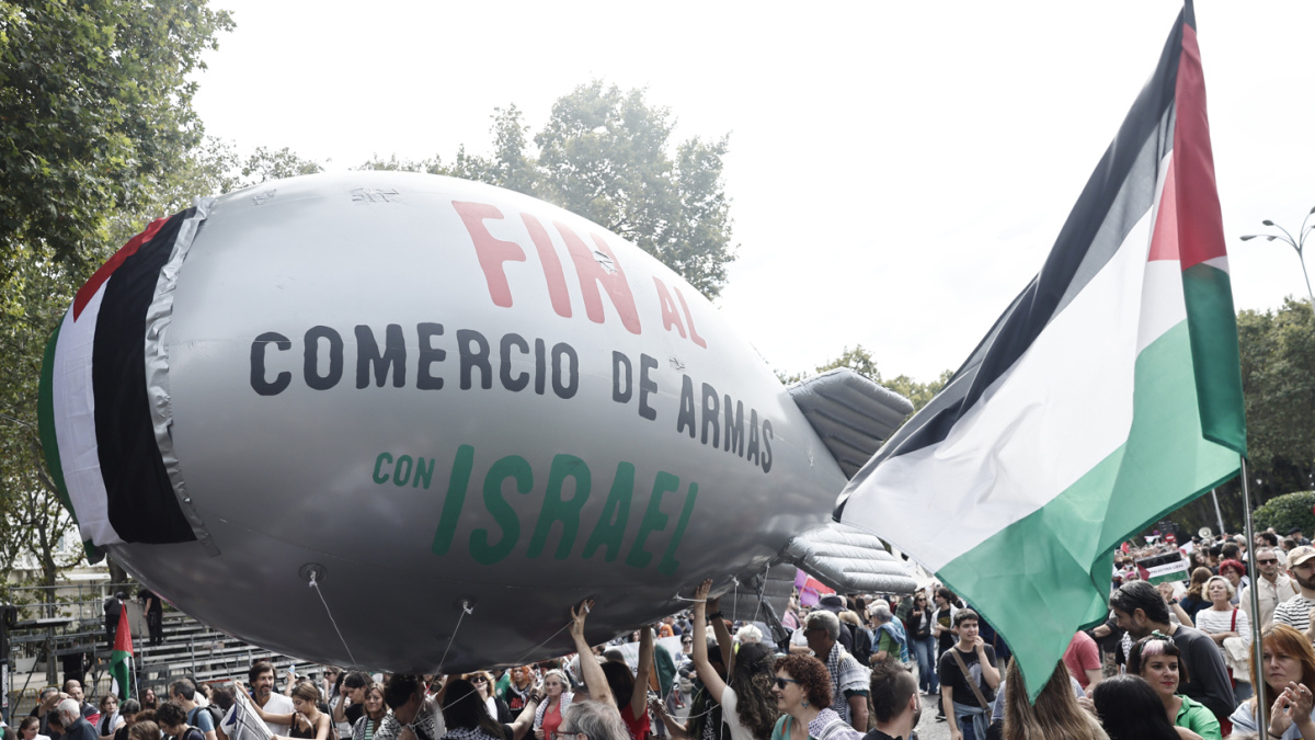 Activistas propalestinos denuncian que dos empresas españolas están vinculadas con envíos a armamentísticas israelíes