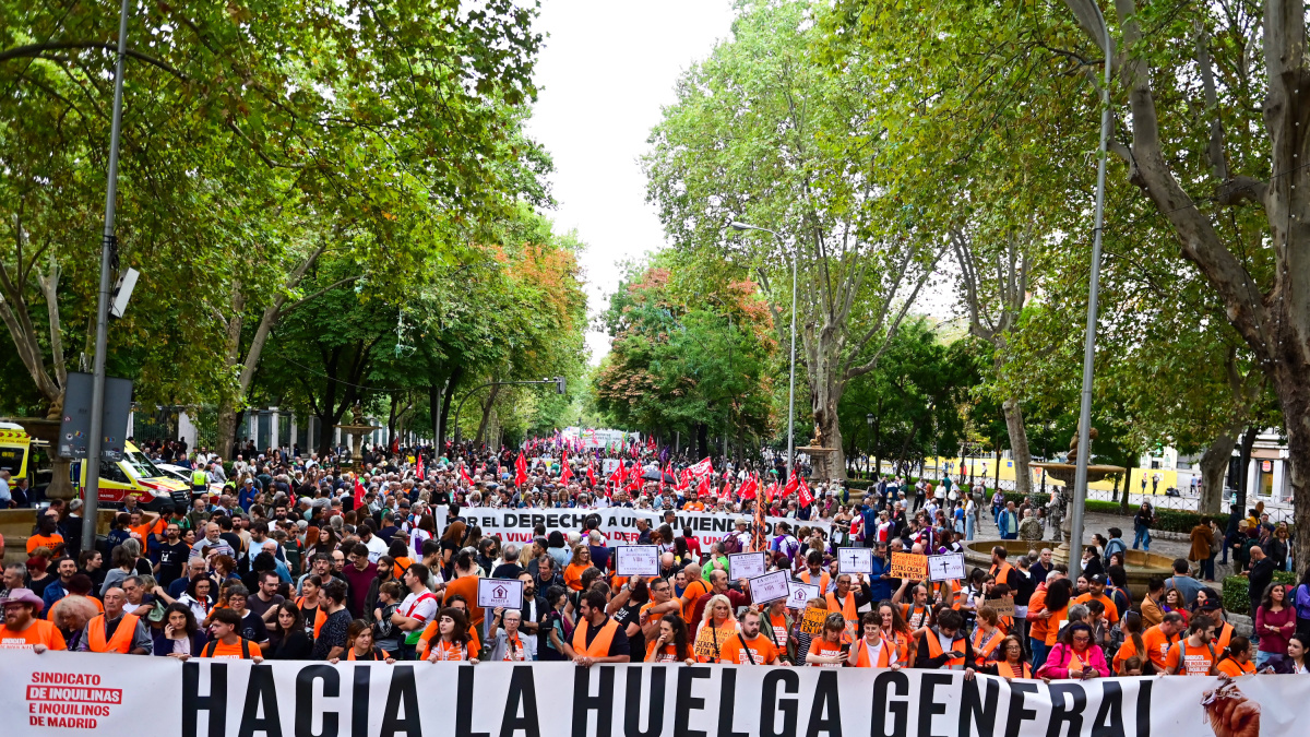 La huelga general por la vivienda será el 11 de noviembre