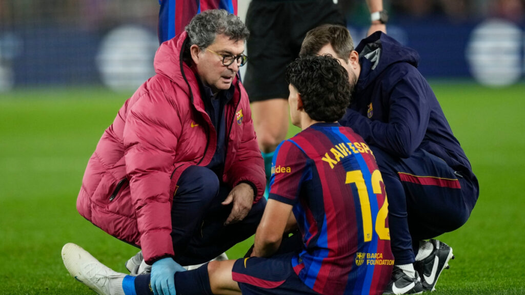 Xavi Espart sufre una lesión en el tobillo y estará ¡siete! semanas de baja