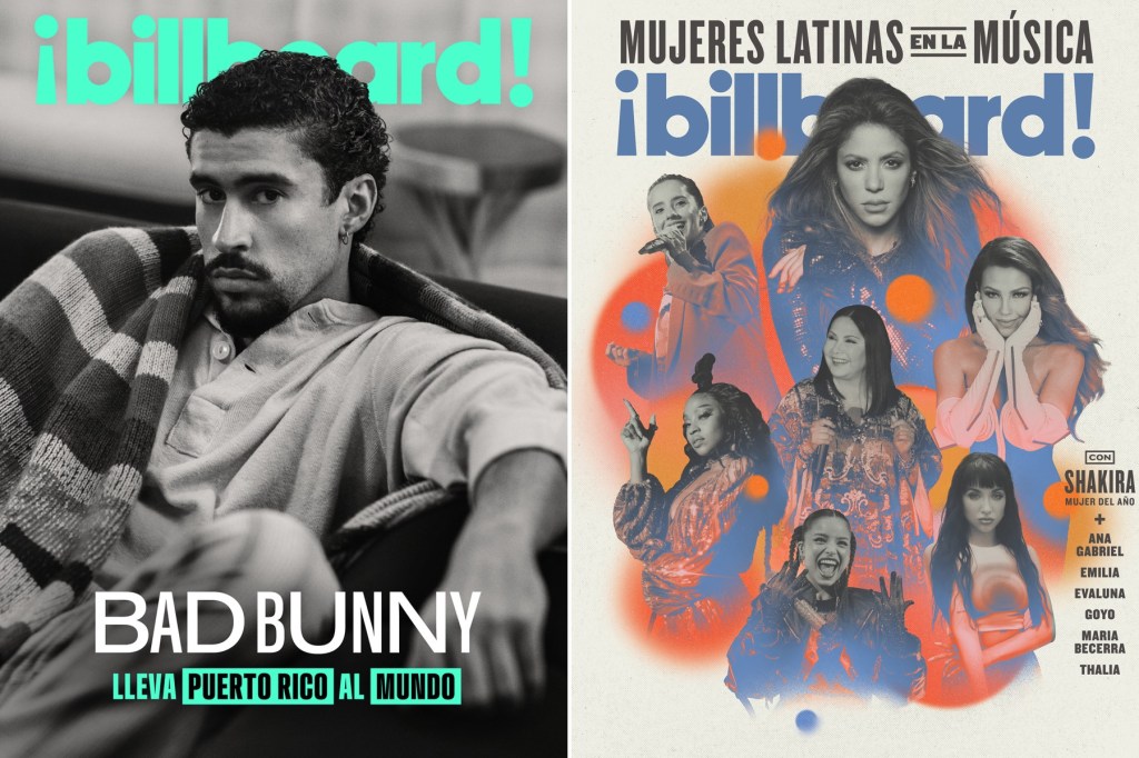 Todas las portadas de Billboard Español, en su 4to aniversario