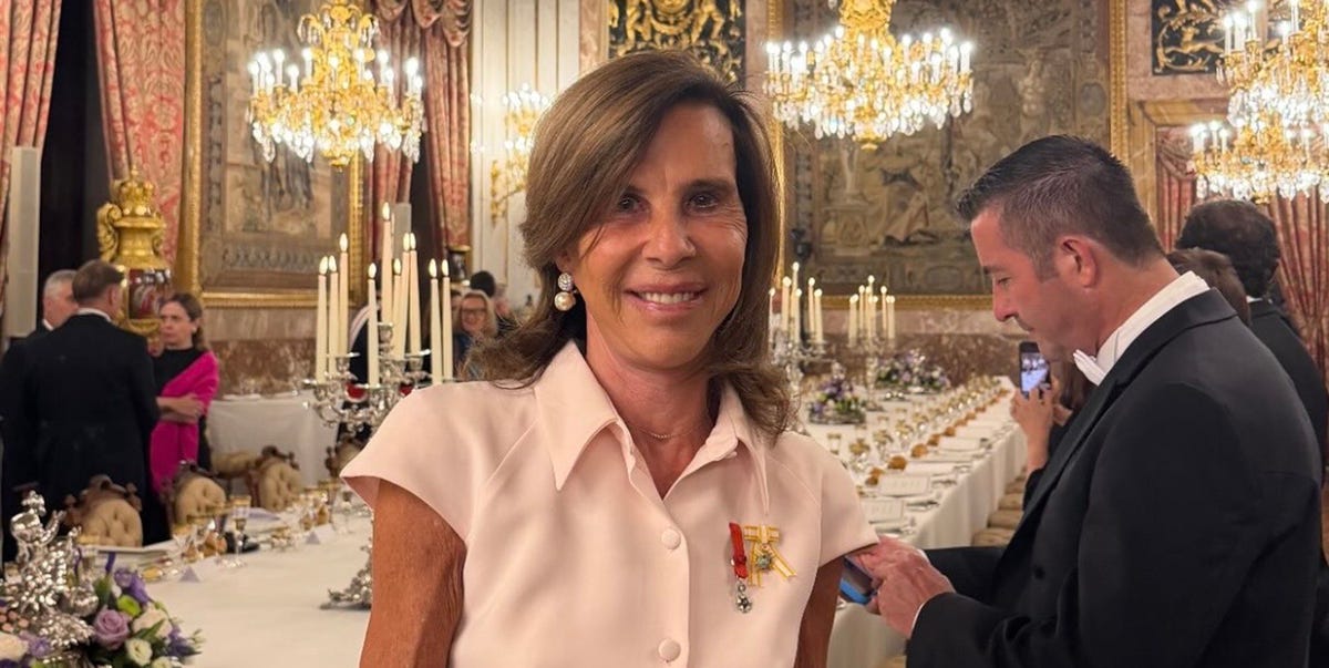 la embajadora de Francia fue la mejor vestida con un vestido de firma española