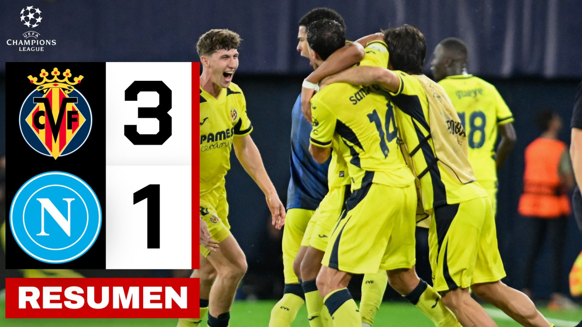 El Villarreal supera el mal de la Champions con una victoria a lo grande ante el Nápoles
